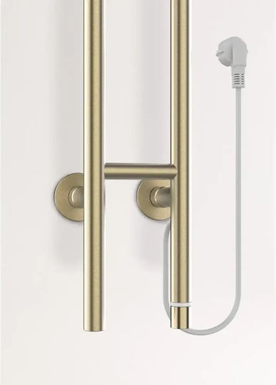 Create Ηλεκτρική Πετσετοκρεμάστρα 120W 150x13cm Χρυσό