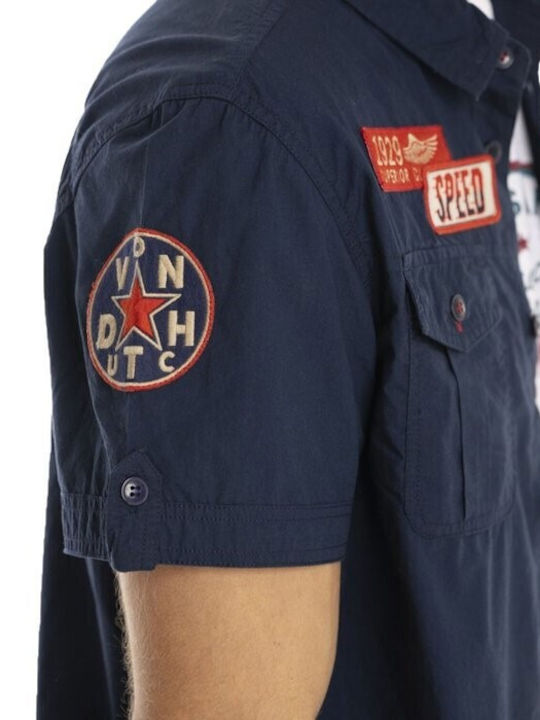 Κοντομάνικο Πουκάμισο Navy