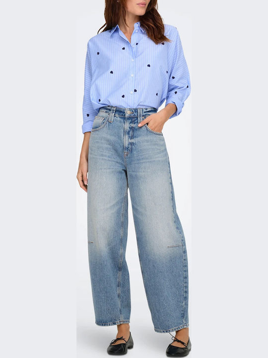 Γυναικείο Jean Παντελόνι Medium Blue Denim