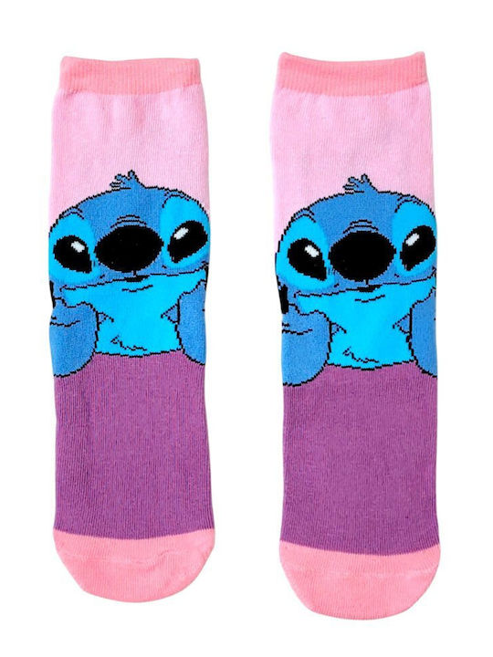 Disney Παιδικές Κάλτσες Stitch Πολύχρωμες 3 Ζευγάρια