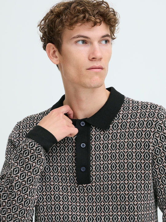 Polo Μπλούζα Μακρυμάνικη Black