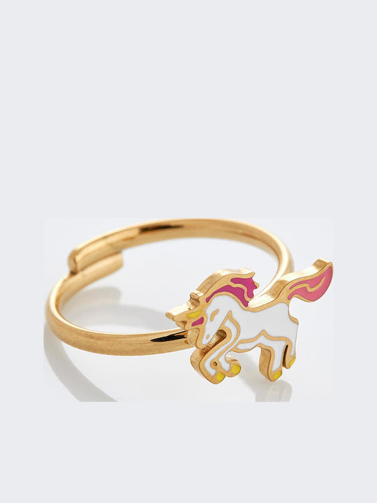 Kids Ring with Unicorn Design RI-0005 Kids Ring with Unicorn Design RI-0005