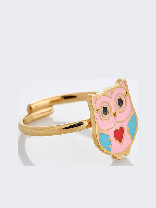 Stainless Steel Kids Ring with Design Animals RI-0007 Stainless Steel Kids Ring with Design Animals RI-0007