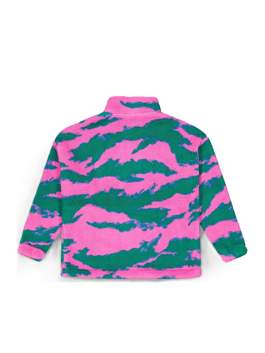 Women's Cardigan with Zipper Fuchsia
