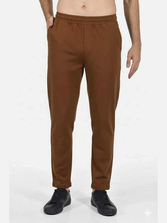 Παντελόνι Ελαστικό σε Loose Εφαρμογή Brown