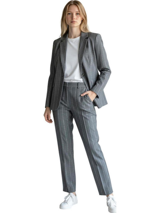 Vagias Damen Blazer Grey