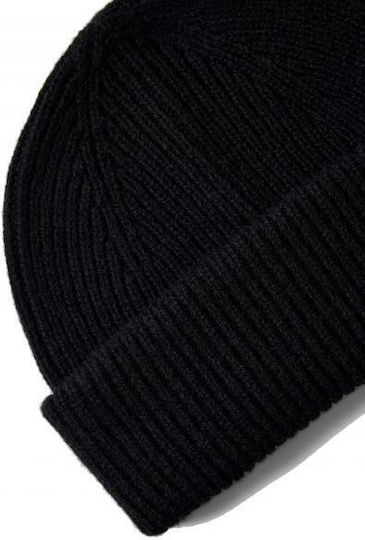 Beanie Unisex Beanie Gestrickt in Schwarz Farbe