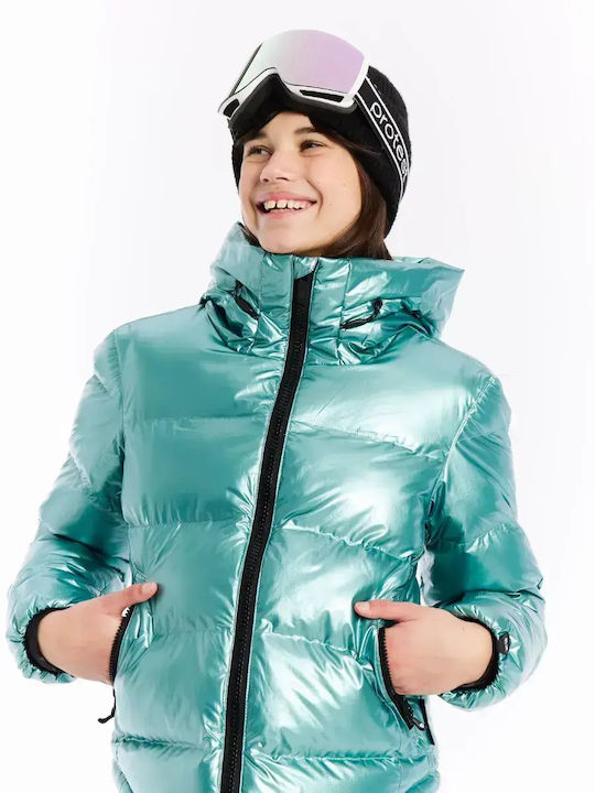 Детско Ежедневно Яке с Подплата и Качулка Glacial Blue Snowjacket