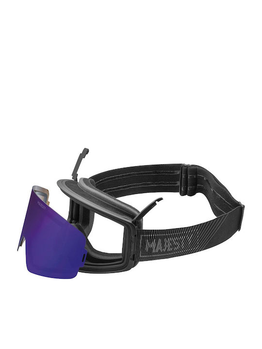 Majesty Μάσκα Σκι & Snowboard Ενηλίκων Μαύρη με Φακό σε Μαύρο Χρώμα