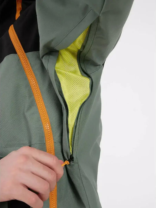 Protest Snowjacket 65752009-556 Ανδρικό Μπουφάν για Σκι & Snowboard Πράσινο