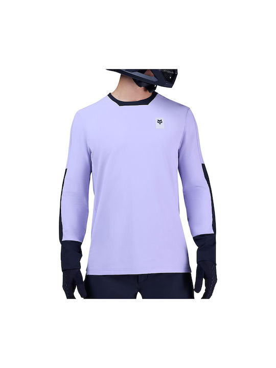 Fox Defend Long Sleeves Cycling Jersey Purple