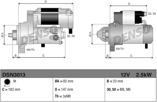 Starter Denso Dsn3013