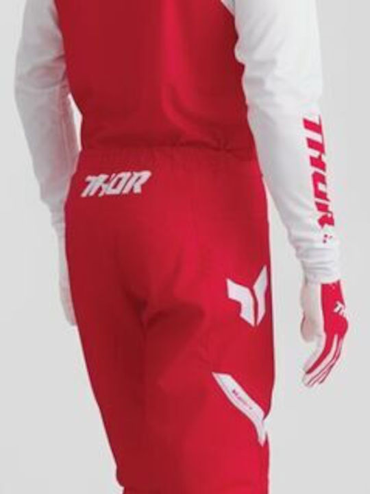 Thor Ridemode Summer Men's Motocross Gloves Red