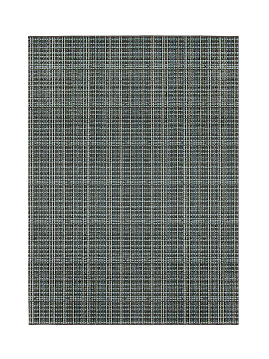Nikotex Carpets Неплъзгащ Се Килим За Дневна Warren Ебеново-Светлосин 133x190