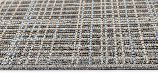 Nikotex Carpets Rutschfester Wohnzimmer Teppich Warren Hellblau-Siegel 133x190
