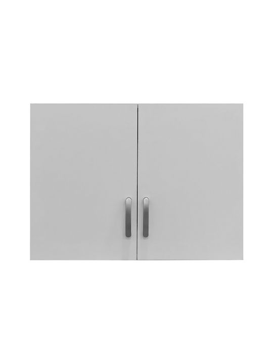 Pakketo Lego Rechteckig Loft-Schrank aus Spanplatte White Shade 79x41.5x12cm 383-000063 1Stück