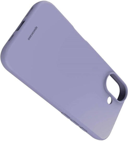 Spacecase Задна корица Силикон Лилав (iPhone 17)
