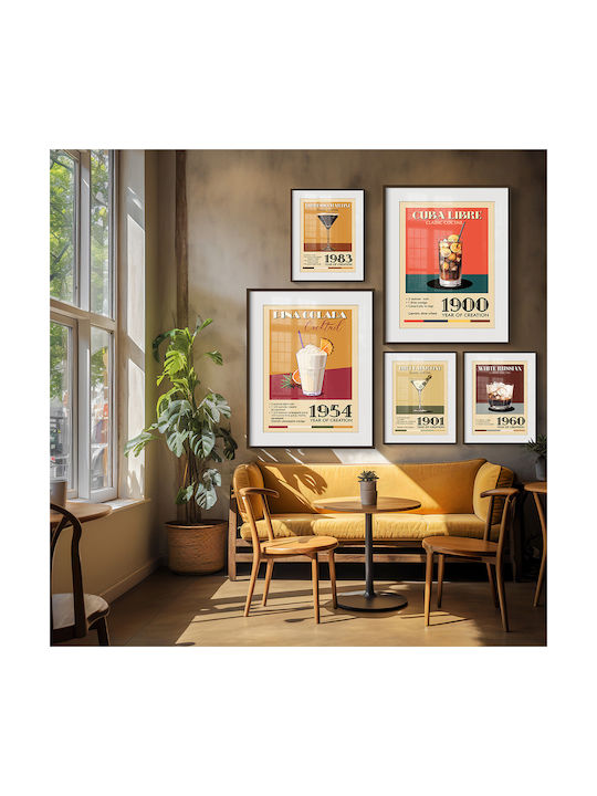 Poster Vintage Cuba Libre Classic Cocktail Pst25378 21cm X 30cm