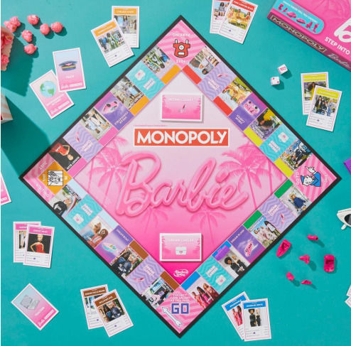 Brettspiel Monopoly Barbie für 2-6 Spieler 8+ Jahre Hasbro
