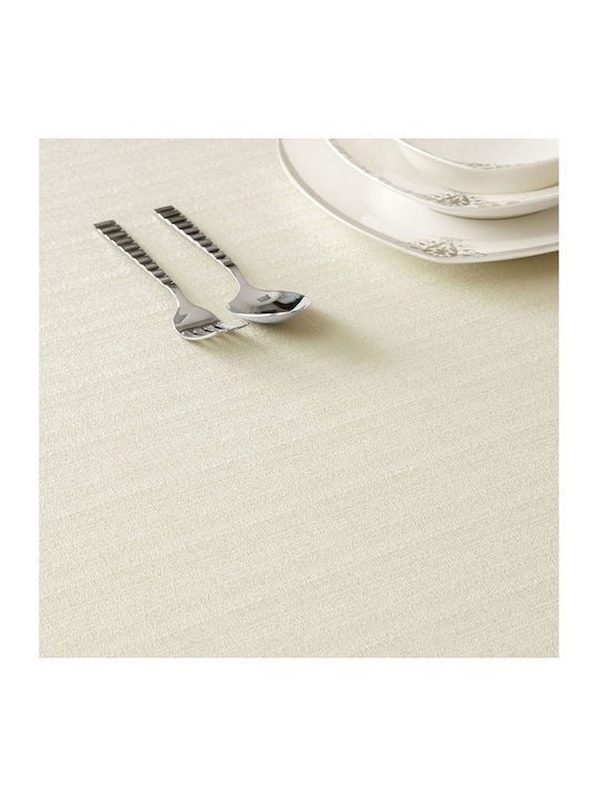 Tischtuch Fleckabweisend Ecru 150x220cm