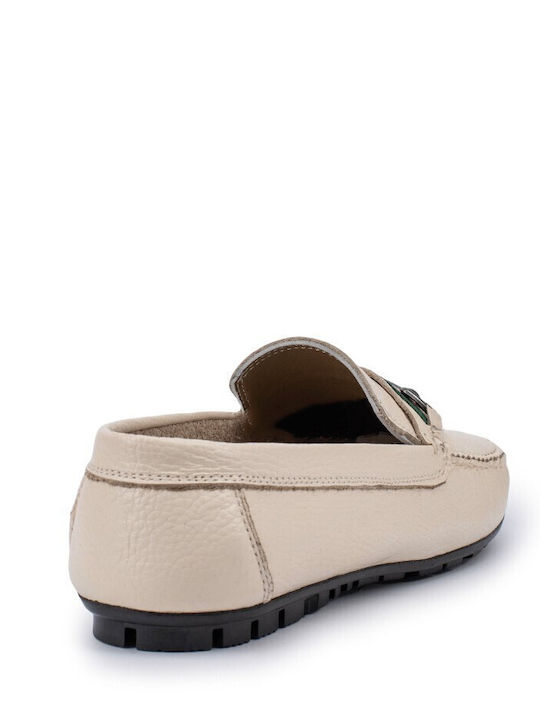 Mocasini barbati in Bej Culori