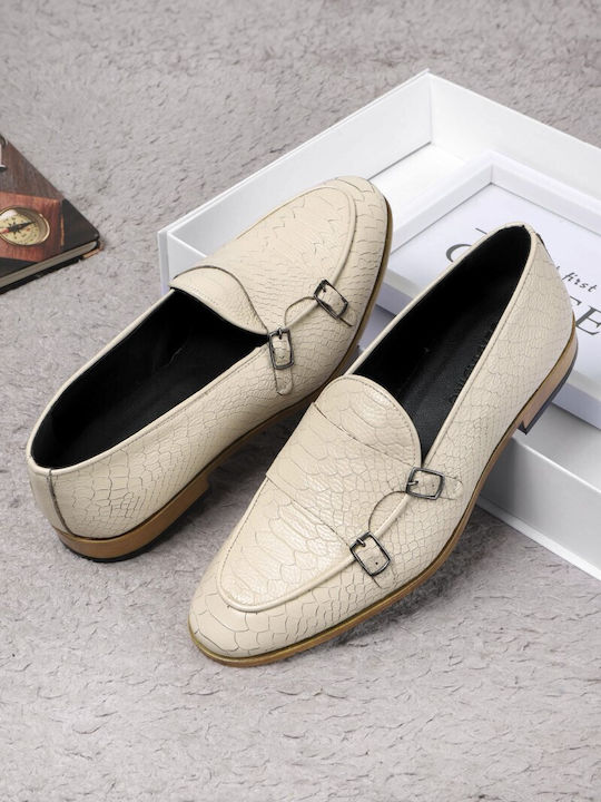 Mocasini barbati in Bej Culori
