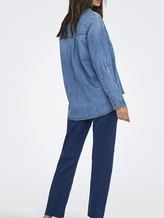 Long Sleeve Women's Shirt Blue