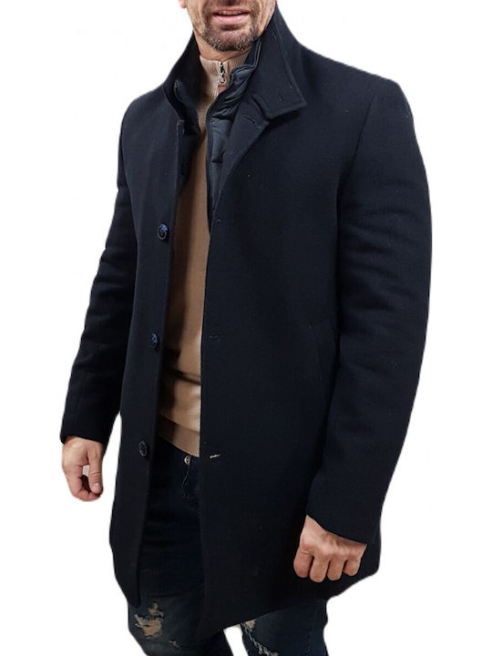 Herren Mantel Navy, Indigo