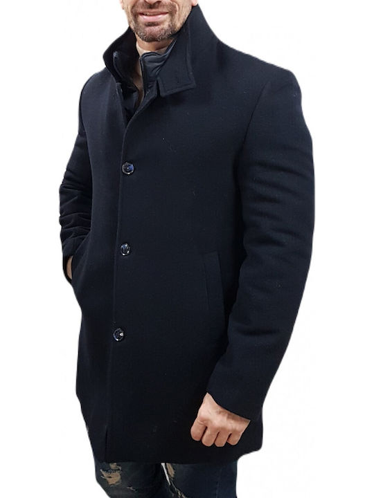 Herren Mantel Navy, Indigo