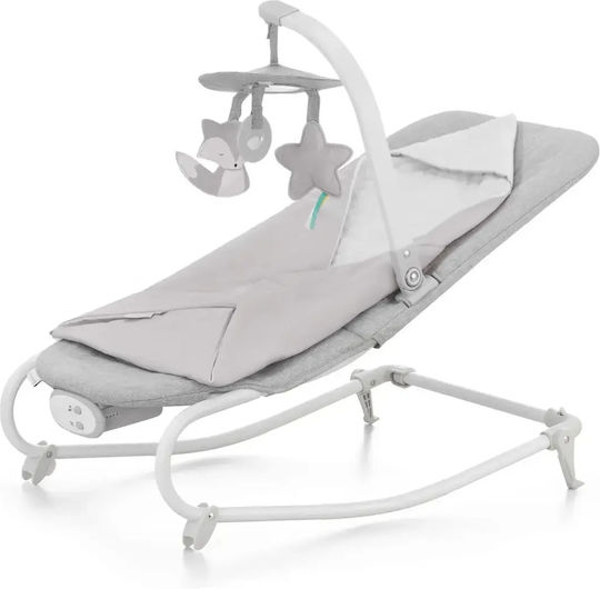 Kinderkraft Electric Baby Relax Felio 2 with Music and Vibration Gray for Child up to 9kg