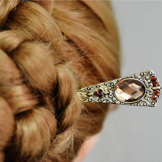 Hair Stick Chop Stick Vintage Crystals Tamsin
