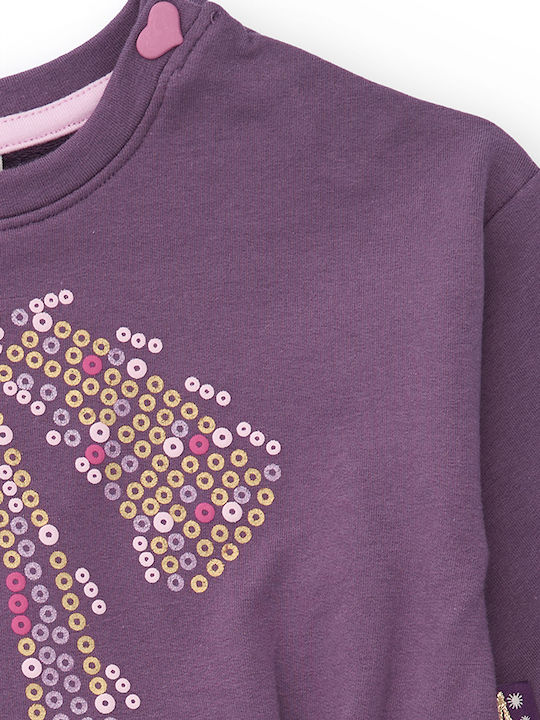 Children's Dress Long Sleeve Tulle Purple, Pink, Gold