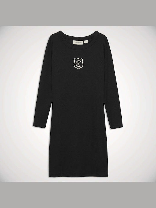 Children's Dress Long Sleeve Black