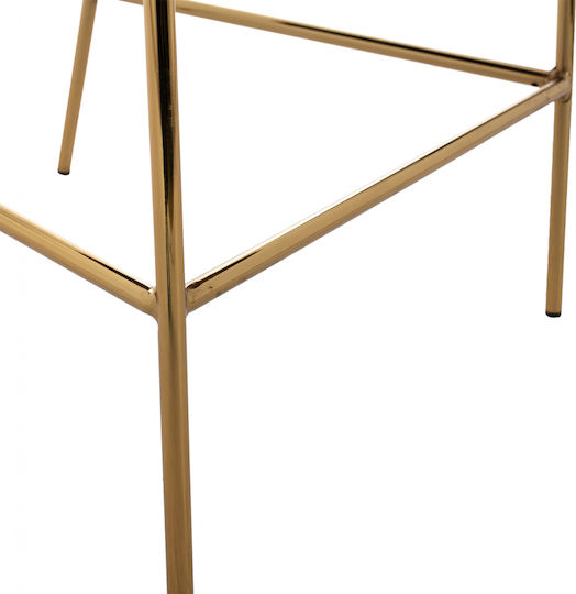Scaune Bar Tapițat cu Catifea Theodore Cypress 2buc 60x55x100buc