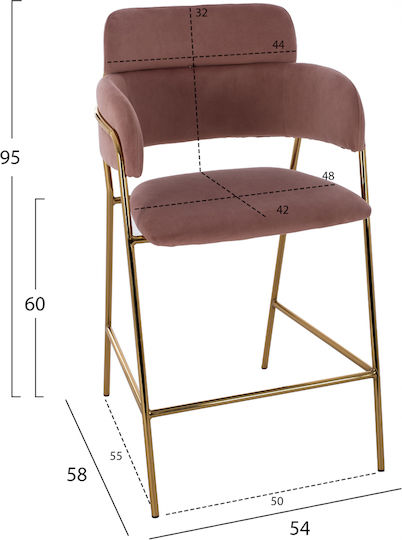 Σκαμπό Μπαρ Kelso 54x58x95εκ. Σκαμπό Μπαρ Kelso 54x58x95εκ.