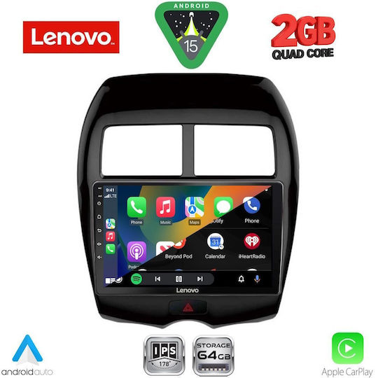 Lenovo Sistem Audio Auto pentru Peugeot 4008 Mitsubishi Magazin online 2009 (Bluetooth/USB/WiFi/GPS/Apple-Carplay/Android-Auto) cu Ecran Tactil 10"