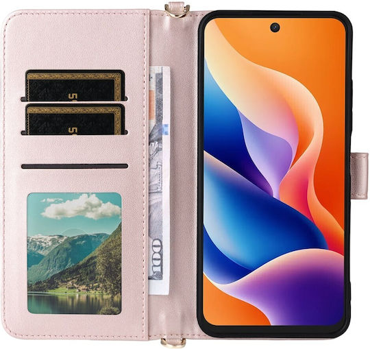 Puff Lines Brieftasche Rosa (TCL 605 4G)