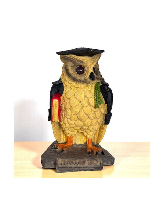 Velve Decorativă Bufniță din Polirășină 19cm 1buc