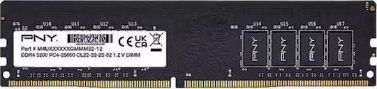 PNY DDR4 With Module 1x8GB And Speed 3200 For Desktop