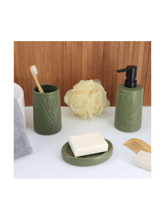 Atmosphera Cup Holder Ceramic Green