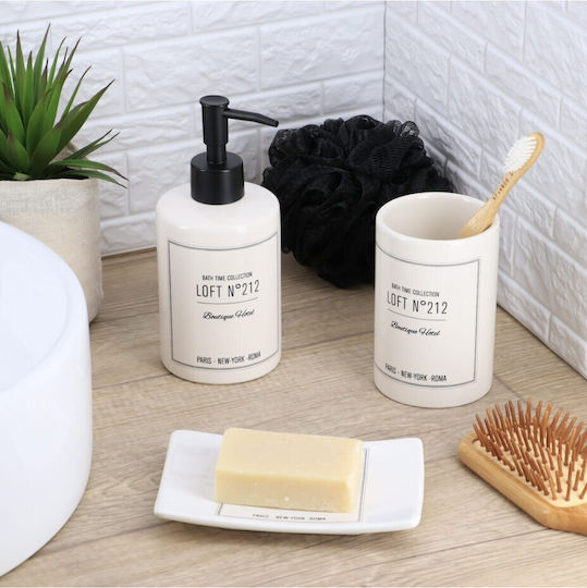 Atmosphera Countertop Soap Dish White