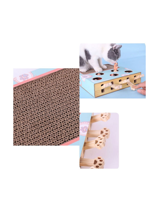 2 In 1 Interactive Toy Cats Scratching Post Mouse Hunter