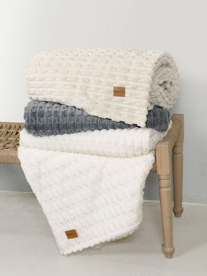 Nima Savara Blanket Sherpa Single 160x220cm Dark Gray