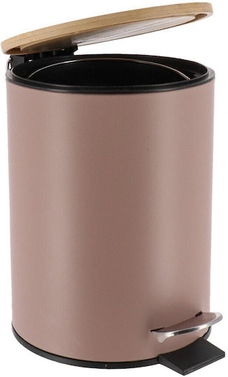 Atmosphera Bamboo Καλαθάκι Μπάνιου Soft Close 3lt Καφέ