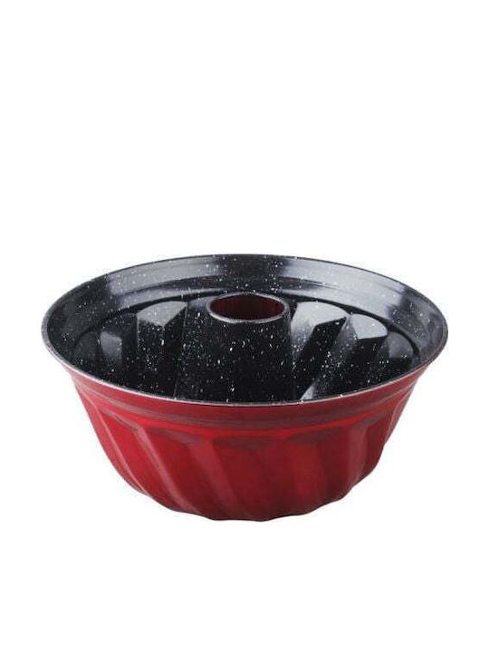Elekom Formă de Patiserie pentru Chec Rotund din Aluminiu 25x25x10.5buc 1buc
