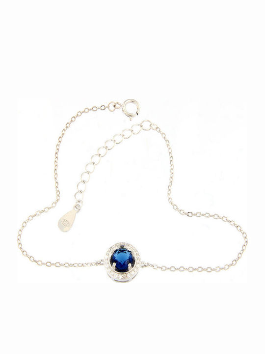 Ios Damen Armband Rosette aus Silber mit Zirkon Ios Damen Armband Rosette aus Silber mit Zirkon