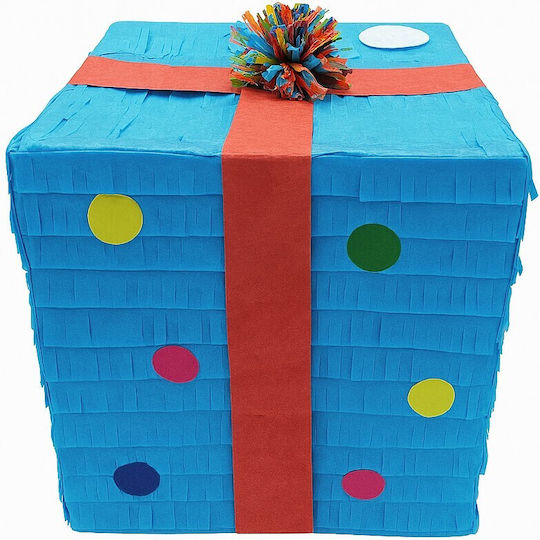 Cutie Cadou Pinata Petrecere Flippy Hârtie Carton Pinata Petrecere 25 X 23 X 23 Cm Albastru Deschis