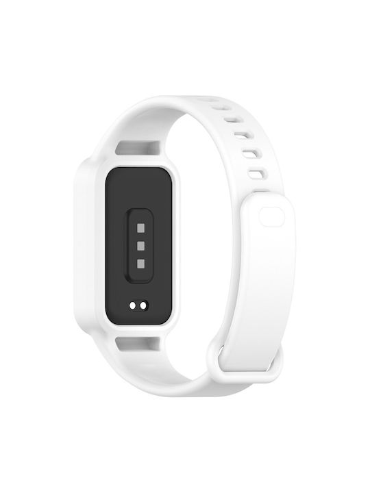 Λουράκι Σιλικόνης Λευκό (Xiaomi Smart Band 9 Active)
