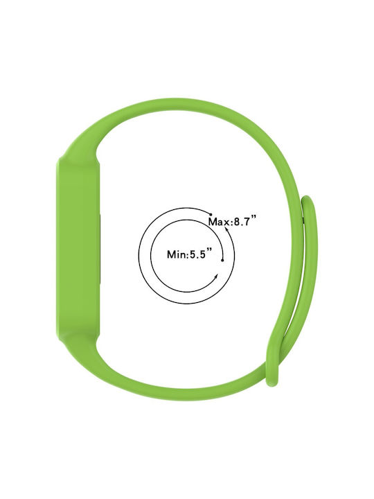 Λουράκι Σιλικόνης με Pin Μαύρο (Xiaomi Smart Band 9 Active)