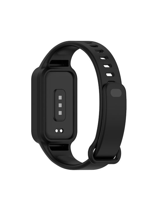 Λουράκι Σιλικόνης με Pin Μαύρο (Xiaomi Smart Band 9 Active)